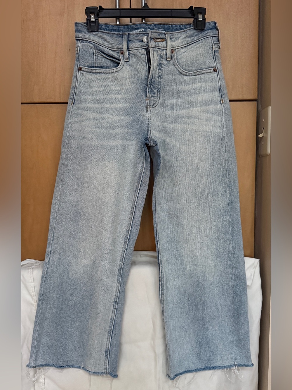 Old Navy Light Blue Flared High-Rise Jeans